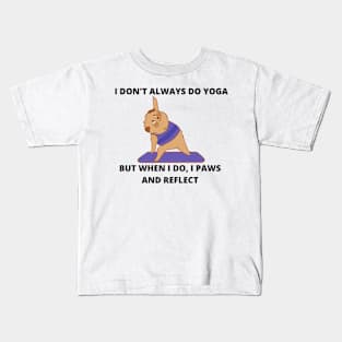 Dog Yoga Kids T-Shirt